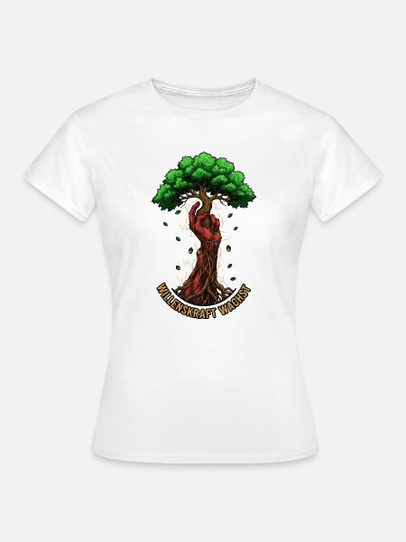 Willenskraft Wachst - Frauen T-Shirt - Weiß
