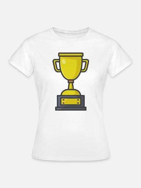 Trophäe - Frauen T-Shirt - Weiß