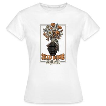 Avenir de la plantation de graines - T-shirt Femme - blanc - Devant - AI Model Female 172 dark (172cm)