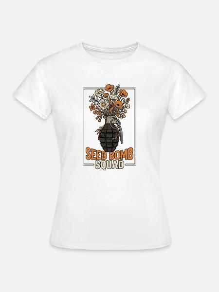 Seed Planting Future - Frauen T-Shirt - Weiß