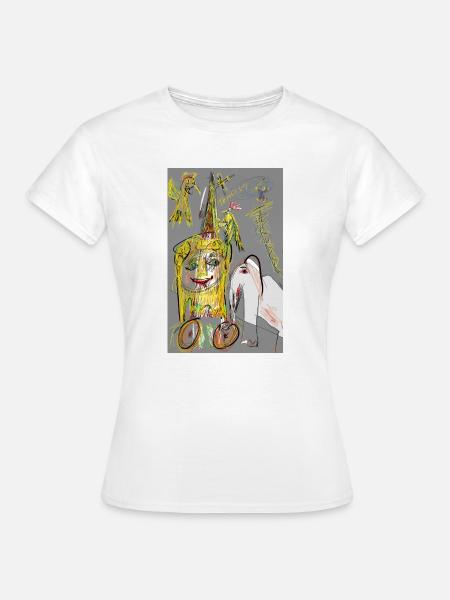 Goldene Burg - Frauen T-Shirt - Weiß