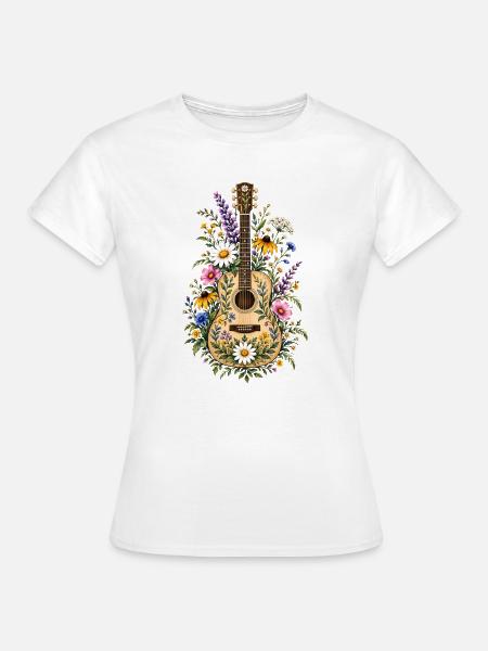 Botanische Wildblumen Wildblume - Frauen T-Shirt - Weiß