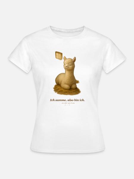 ich-summe-also-bin-ich - Frauen T-Shirt - Weiß