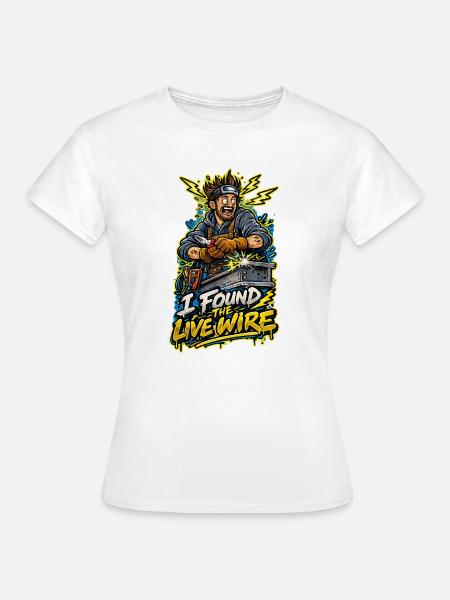 Ich fand den Livewire Held - Frauen T-Shirt - Weiß
