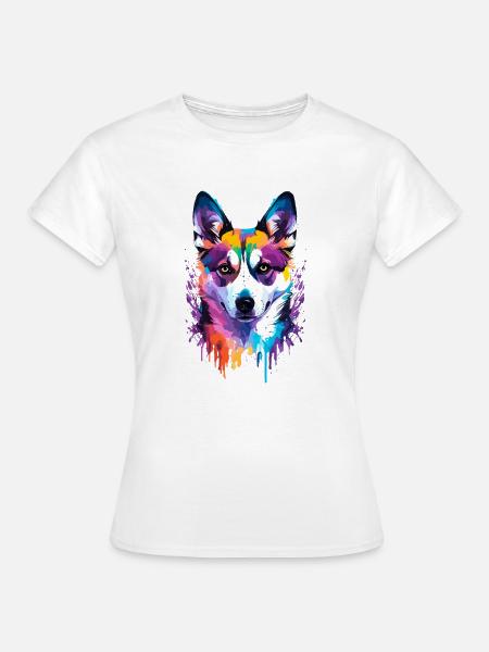 Alaskan Klee Kai - Frauen T-Shirt - Weiß