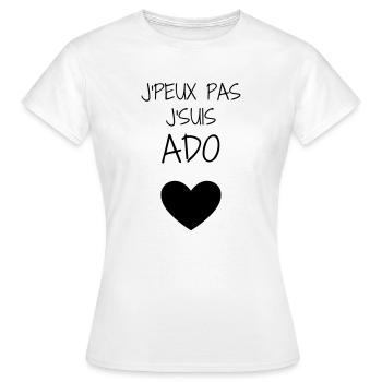 Teenager / Jugendliche / Jugendlicher / Kind - Frauen T-Shirt - Weiß - Vorne - AI Model Female 172 dark (172cm)