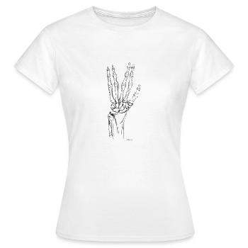 Live long and prosper - Women's T-Shirt - white - Front - AI Model Female 172 dark (172cm)
