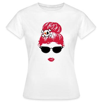 Red Summer Doe - Frauen T-Shirt - Weiß - Vorne - AI Model Female 172 dark (172cm)