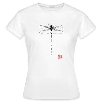dragonfly - Women's T-Shirt - white - Front - AI Model Female 172 dark (172cm)