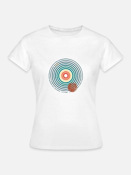 Retro Abstract 3 - Frauen T-Shirt - Weiß