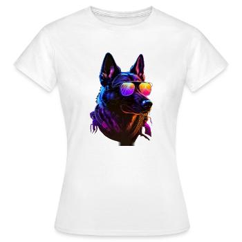 Belgian Malinois Dogs Belgian Malinoiss - Frauen T-Shirt - Weiß - Vorne - AI Model Female 172 dark (172cm)