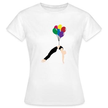Balloon - Women's T-Shirt - white - Front - AI Model Female 172 dark (172cm)