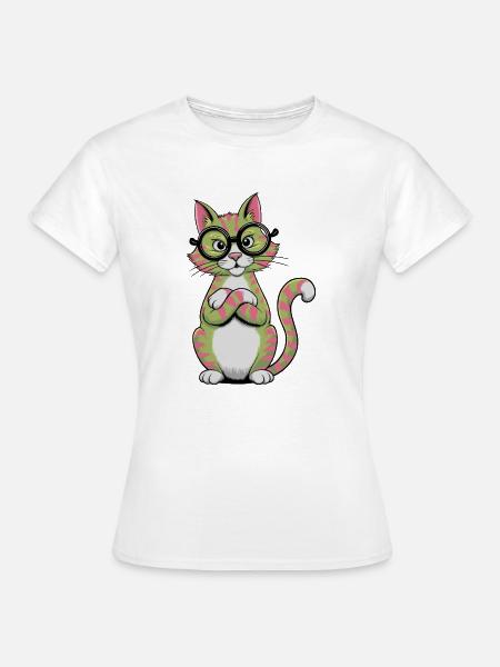 Professor Paws - Frauen T-Shirt - Weiß