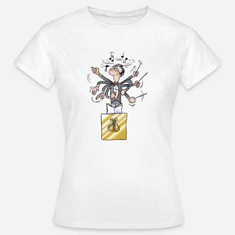 Dirigent - Frauen T-Shirt - Weiß