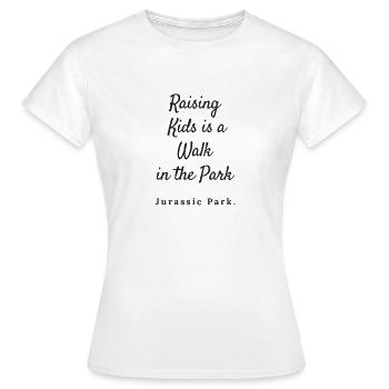 Mom-Life quotes, funny mom life quotes - Women's T-Shirt - white - Front - AI Model Female 172 dark (172cm)
