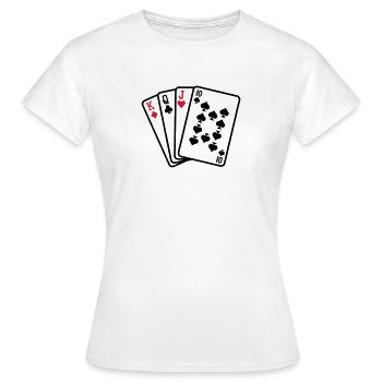 Skat - T-shirt Femme - blanc - Devant - AI Model Female 172 dark (172cm)