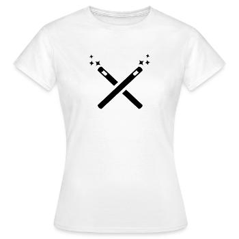 Magician - Women's T-Shirt - white - Front - AI Model Female 172 dark (172cm)