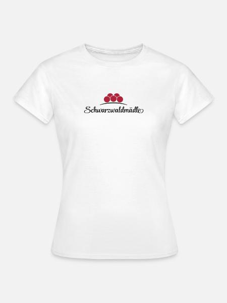 Schwarzwaldmädle - Frauen T-Shirt - Weiß