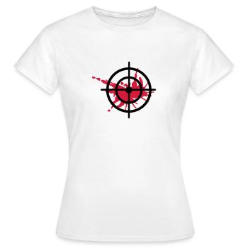 Blut - Frauen T-Shirt - Weiß - Vorne - AI Model Female 172 dark (172cm)