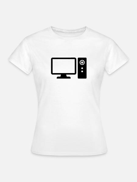 Computer - Women's T-Shirt - white