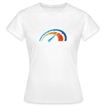 Tacho - Frauen T-Shirt - Weiß - Vorne - AI Model Female 172 dark (172cm)