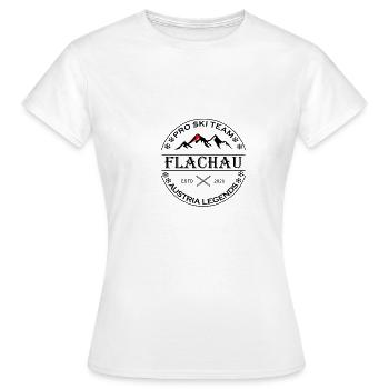 Ski Team Austria Flachau Winter bl - T-shirt Femme - blanc - Devant - AI Model Female 172 dark (172cm)