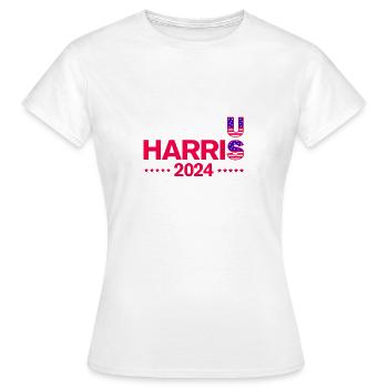 Élections américaines 2024 Harris - T-shirt Femme - blanc - Devant - AI Model Female 172 dark (172cm)