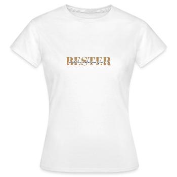 Bester Hundepapa – Zeige, das DU der Beste bist! - Frauen T-Shirt - Weiß - Vorne - AI Model Female 172 dark (172cm)