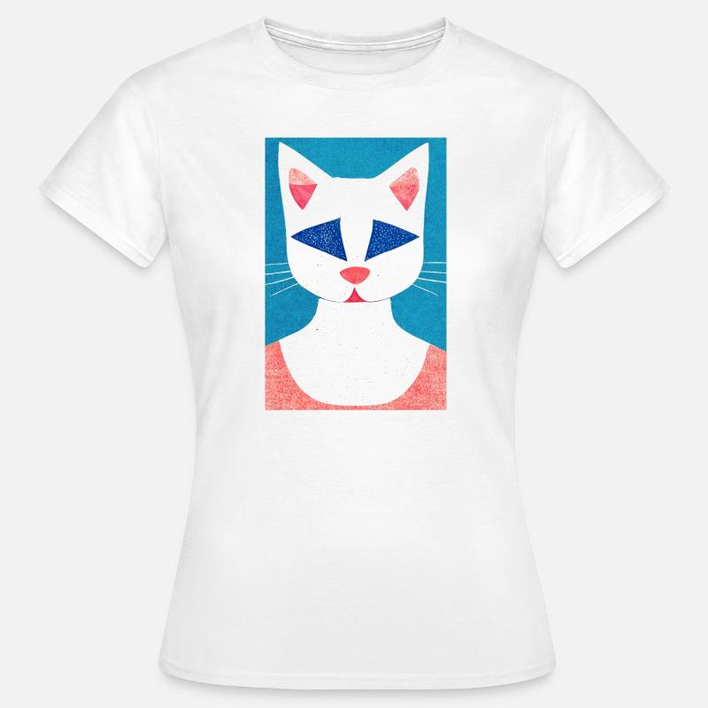 Superfuture Cat Retro - Women's T-Shirt - white