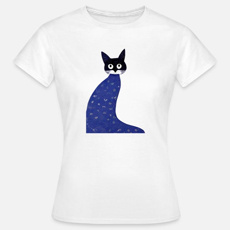 Wizard Cat Retro - Women's T-Shirt - white