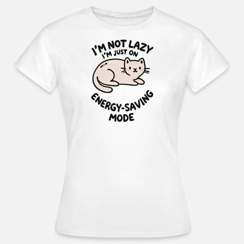 Lazy Cat - Women's T-Shirt - white