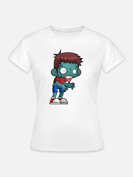 Zombie - Frauen T-Shirt - Weiß