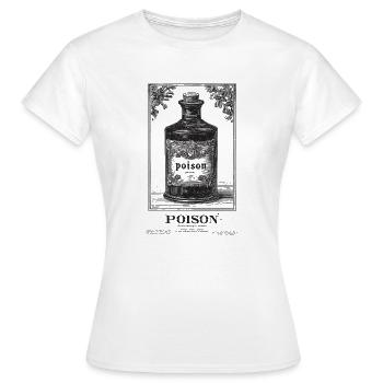 Vintage Poison Flaschenetikett - Frauen T-Shirt - Weiß - Vorne - AI Model Female 172 dark (172cm)