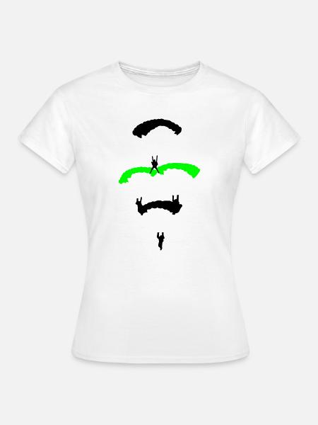 Fallschirm Diamant - Frauen T-Shirt - Weiß