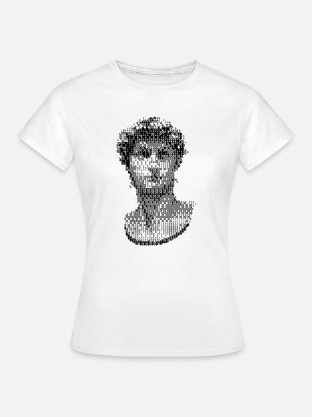Michelangelo-David-Skulpturendesign - Frauen T-Shirt - Weiß