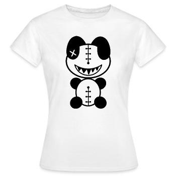 Plush: Albern. - Frauen T-Shirt - Weiß - Vorne - AI Model Female 172 dark (172cm)