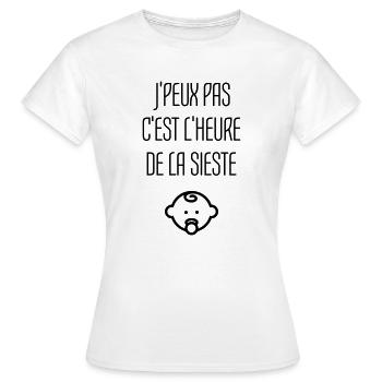Nursery Nurse Kinderpflegerin Puéricultrice Baby - Women's T-Shirt - white - Front - AI Model Female 172 dark (172cm)