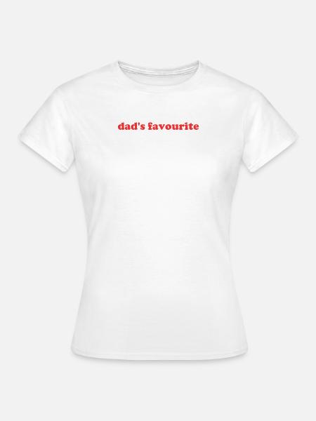 Papas Liebling - Frauen T-Shirt - Weiß