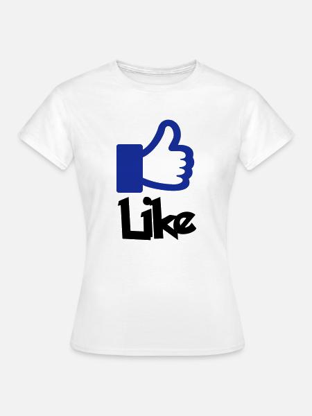 Like - Frauen T-Shirt - Weiß