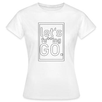 workout - Women's T-Shirt - white - Front - AI Model Female 172 dark (172cm)
