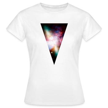 Triangle - Women's T-Shirt - white - Front - AI Model Female 172 dark (172cm)