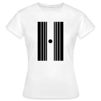 doppler effect - Women's T-Shirt - white - Front - AI Model Female 172 dark (172cm)