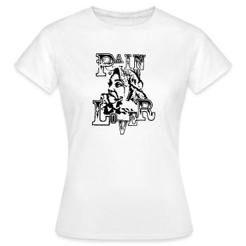 Amoureux de la douleur - T-shirt Femme - blanc - Devant - AI Model Female 172 dark (172cm)