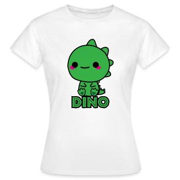 Dino - Women's T-Shirt - white - Front - AI Model Female 172 dark (172cm)