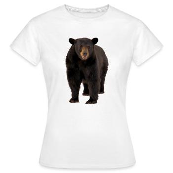 Ours brun - T-shirt Femme - blanc - Devant - AI Model Female 172 dark (172cm)