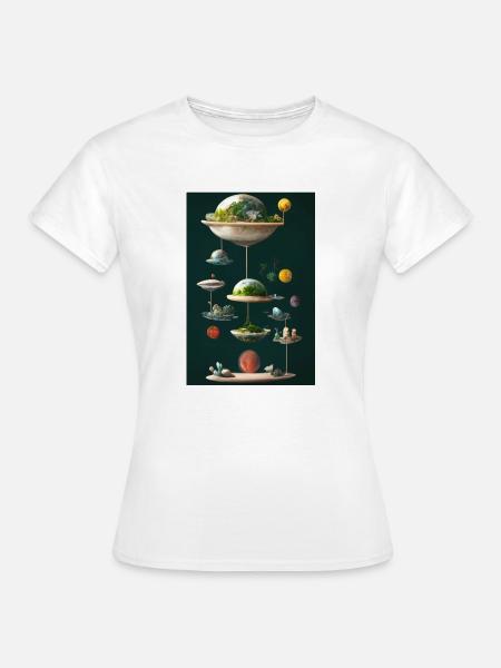 Weit weg - Frauen T-Shirt - Weiß