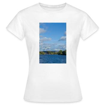 Weserstadion - Frauen T-Shirt - Weiß - Vorne - AI Model Female 172 dark (172cm)