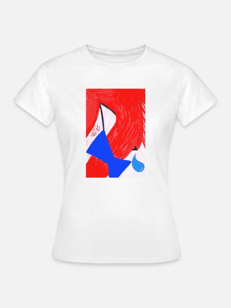 Rothaarig und Tränen. - Frauen T-Shirt - Weiß