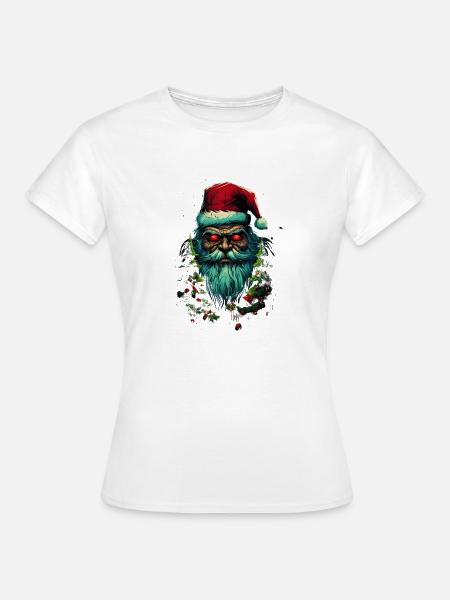 Xmas Santa - Frauen T-Shirt - Weiß