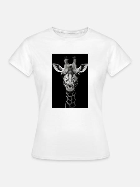wild giraffe 2 - Frauen T-Shirt - Weiß
